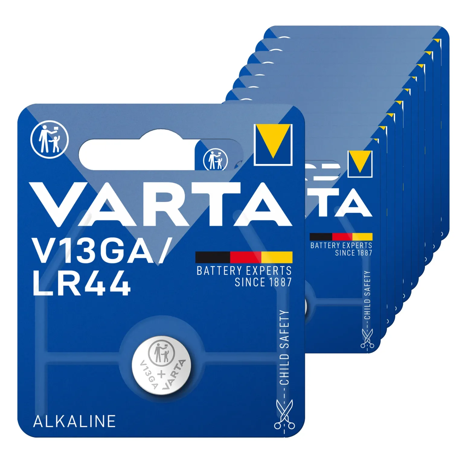 Varta V13GA/ LR44 Knoopcel Batterij (10 stuks)