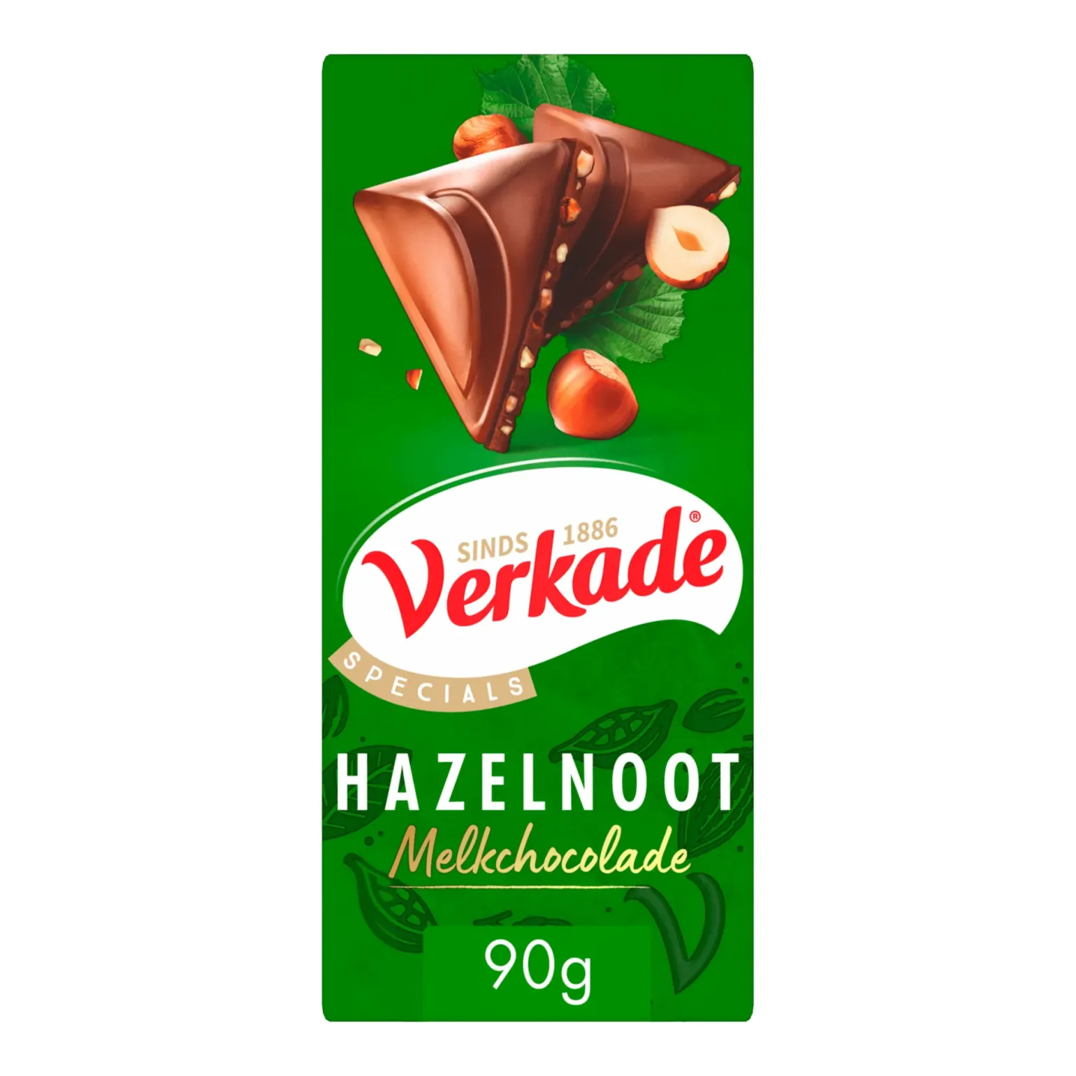 Verkade Reep Hazelnoot Melk (12x 90g)