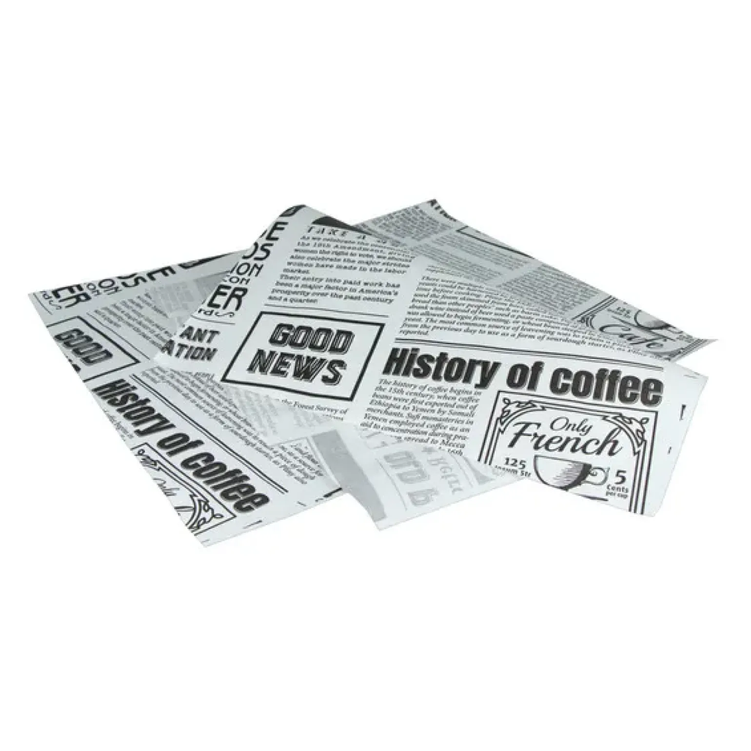 Vetvrij Papier 33 x 38 cm Krant (2000 stuks)