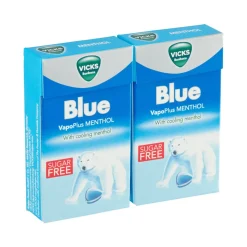 Vicks Blue Menthol Suikervrij Minibox (20x 40gr)
