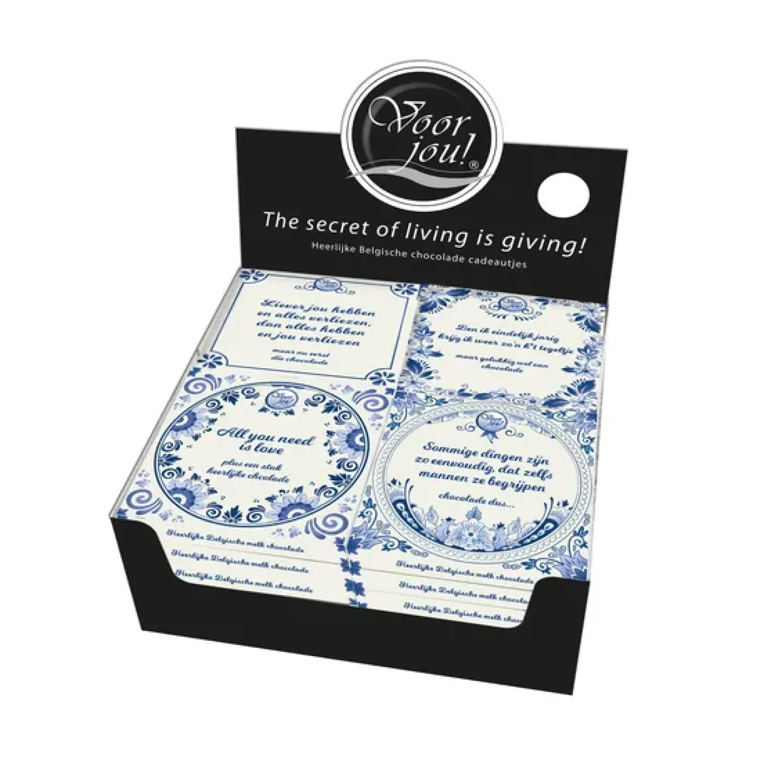 Voor Jou Tegeltjes Chocoladetabletten (24x 90gr)