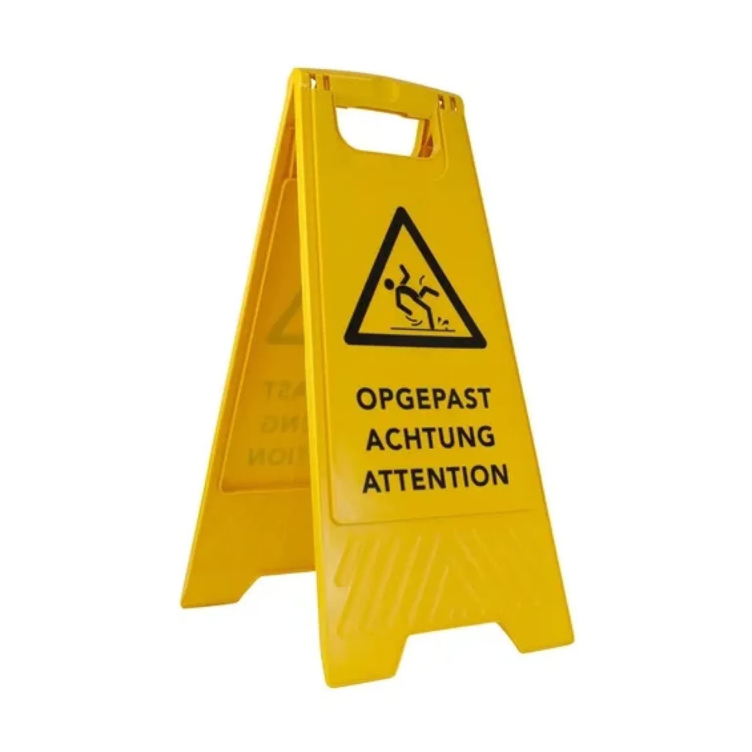 Waarschuwingsbord gladde vloer hoogte 60 cm 4-tali