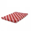 Weco keukendoek geblokt 60×60 cm rood/wit (6 stuks)