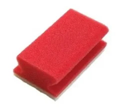 Weco schuurspons met grip rood/wit 142x70x45 mm (10 stuks)