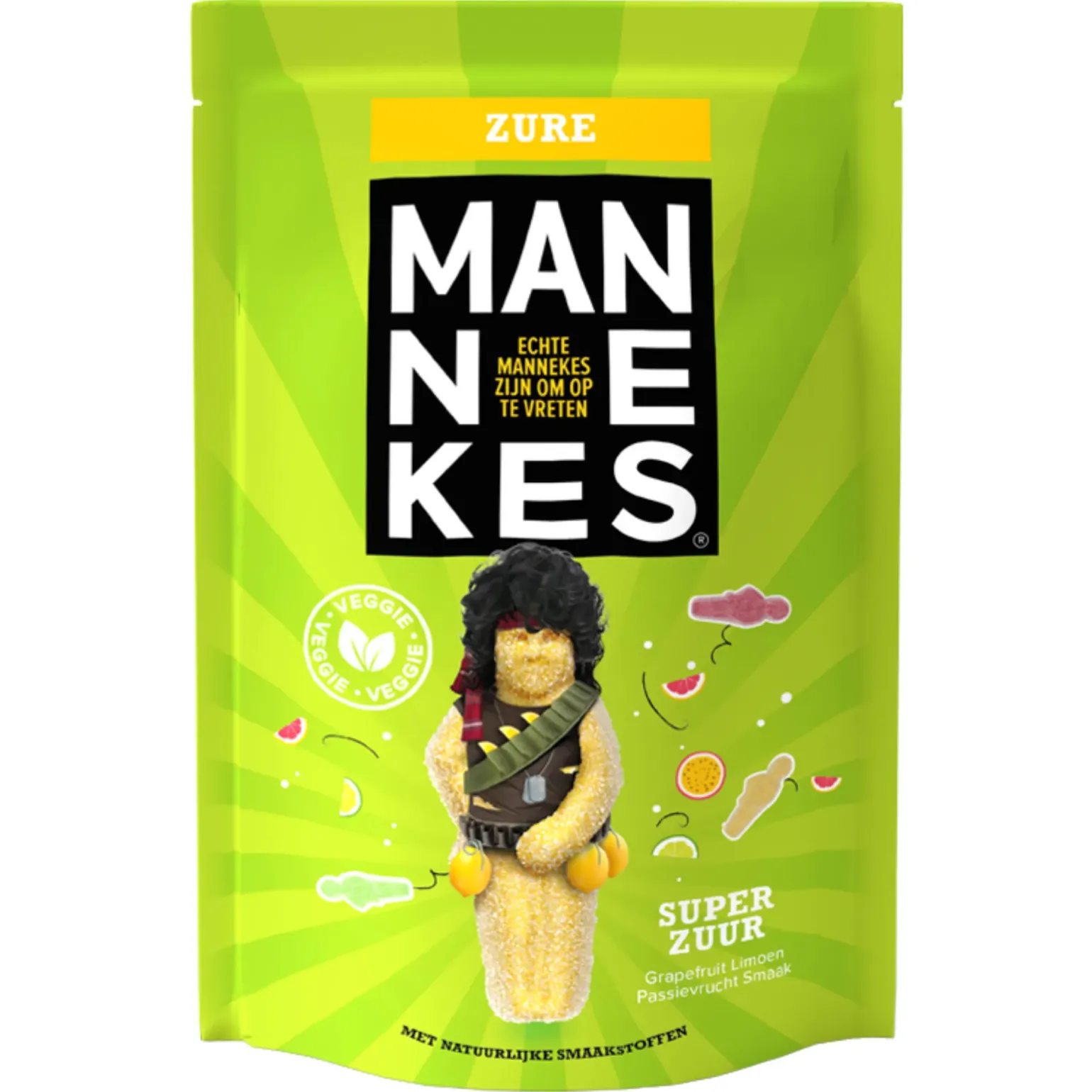 Zure Mannekes Zakje (25x 100gr)